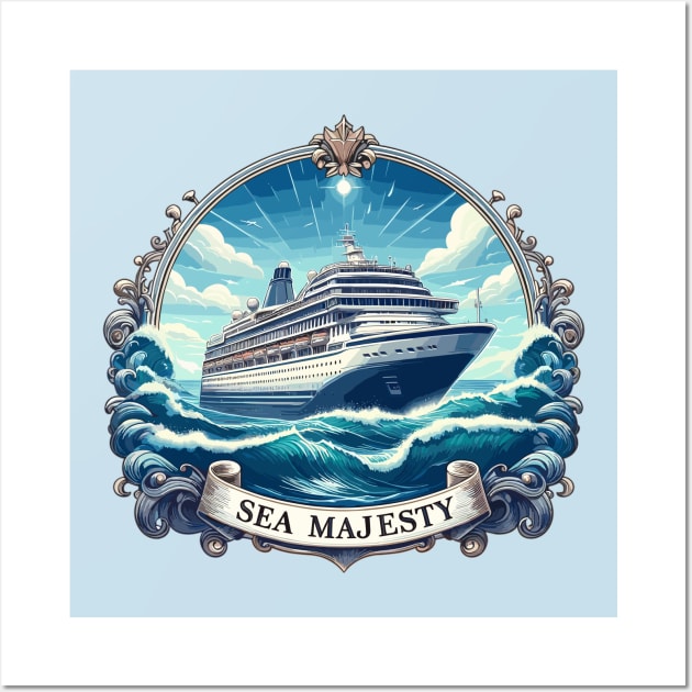 Cruise Ship Wall Art by Vehicles-Art